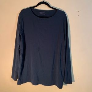 Dark green tunic with long sleeves. 2X EUC